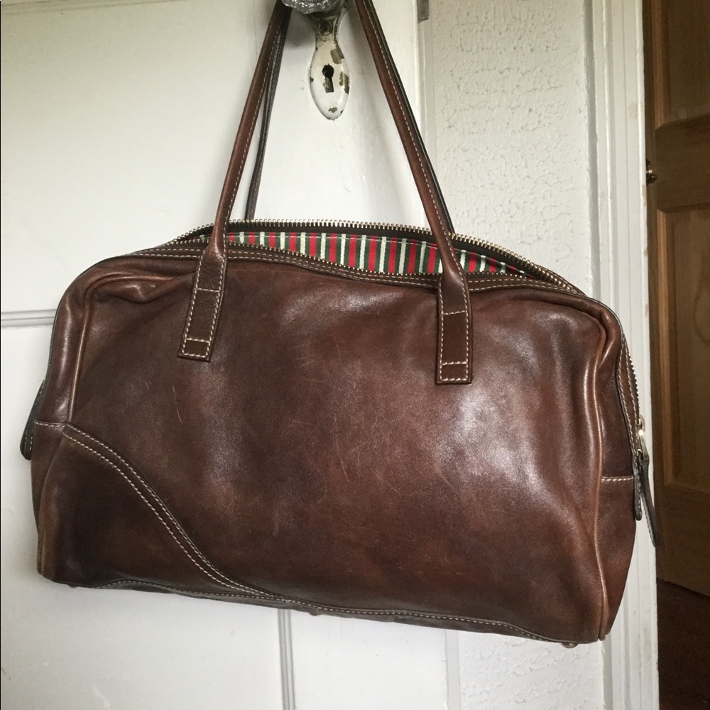 Gucci brown leather bag - Picture 2 of 12